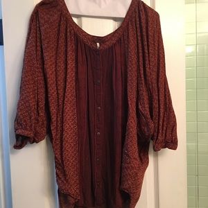 Free people slouchy top